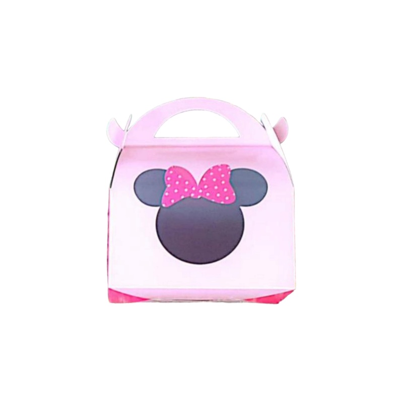 Disney Minnie Party Treats Box 16x9x19cm Red/Pink 10pack