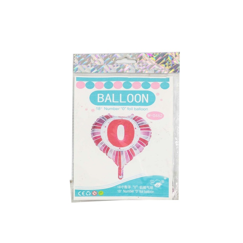 Party Foil Number Heart Balloon 45cm 18inch 1pc