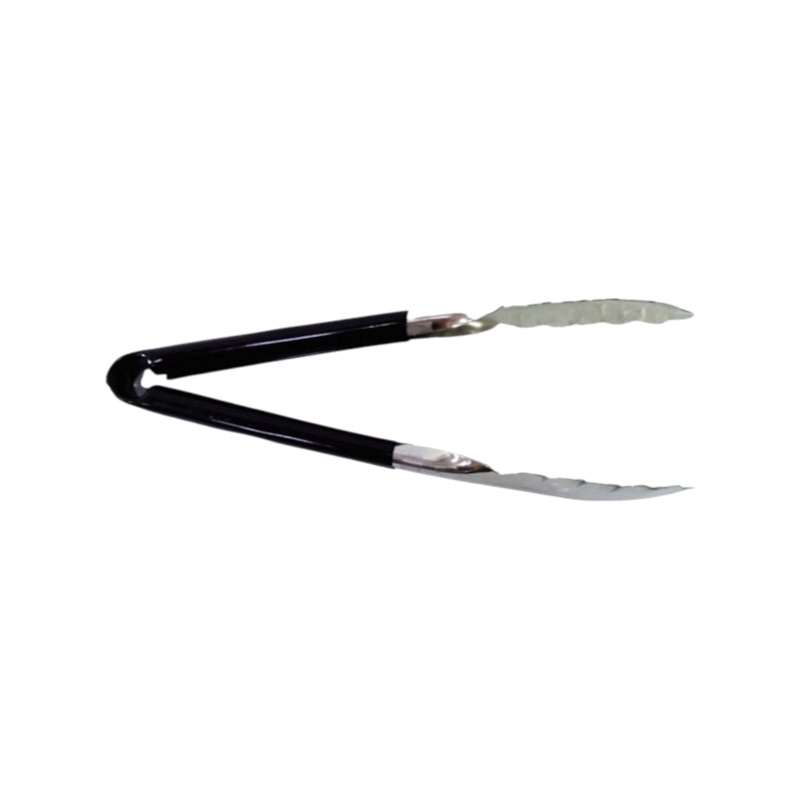 Stainless Steel Rubber Handle BBQ Braai Tong 24.5cm SGN154