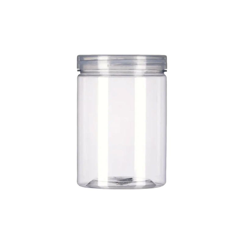 1L PET Jar Container with Lid Crystal Clear