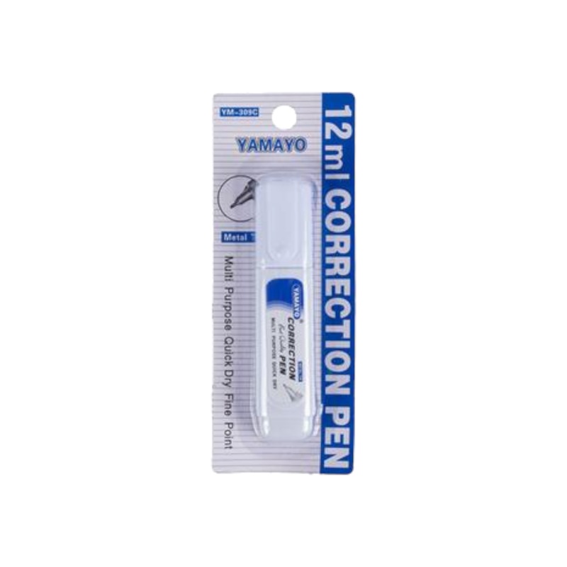 Correction Fluid Pen Yamayo Metal Tip 12ml
