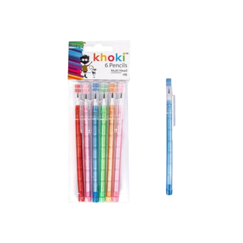 Khoki Pencil Bullet Refillable 6pack