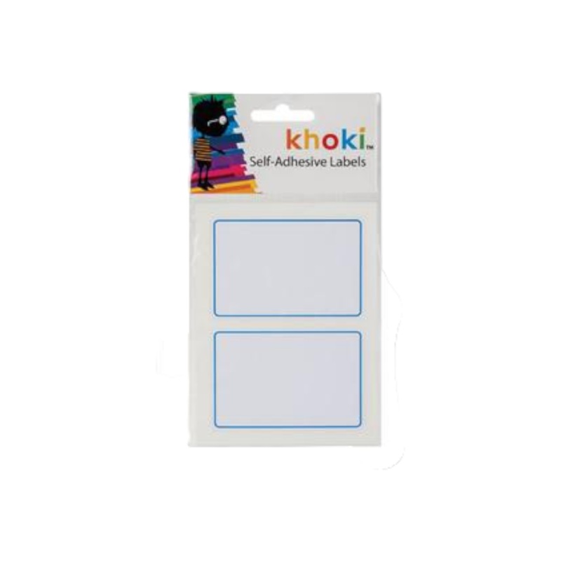 Khoki Self Adhesive Book Labels On Border 2pack