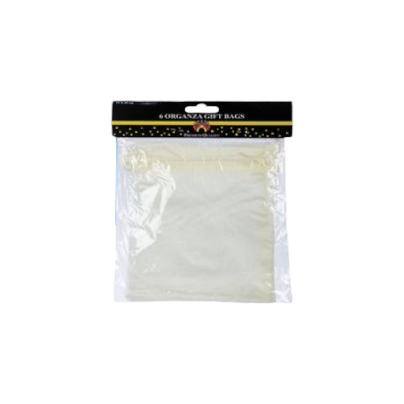 Organza Bags Large 15x20cm 6pack