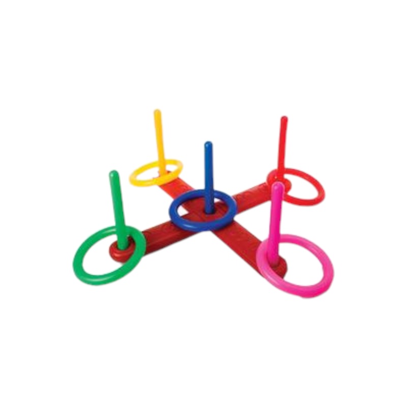 Sport Game Throw Ring Set with 5 Rings