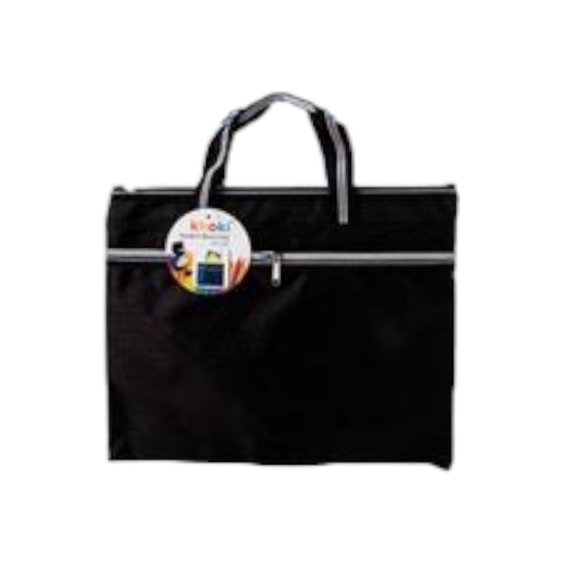Student Book Bag Satin A4 with Twin Zips & Carry Handle