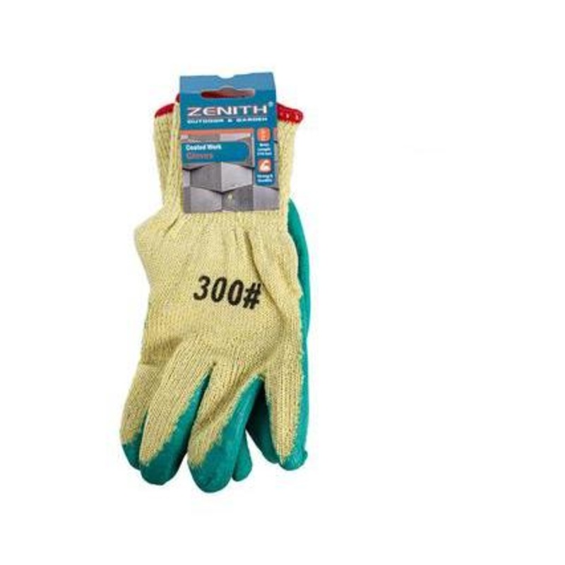 Glove Cotton Latex Grip 210mm Pair