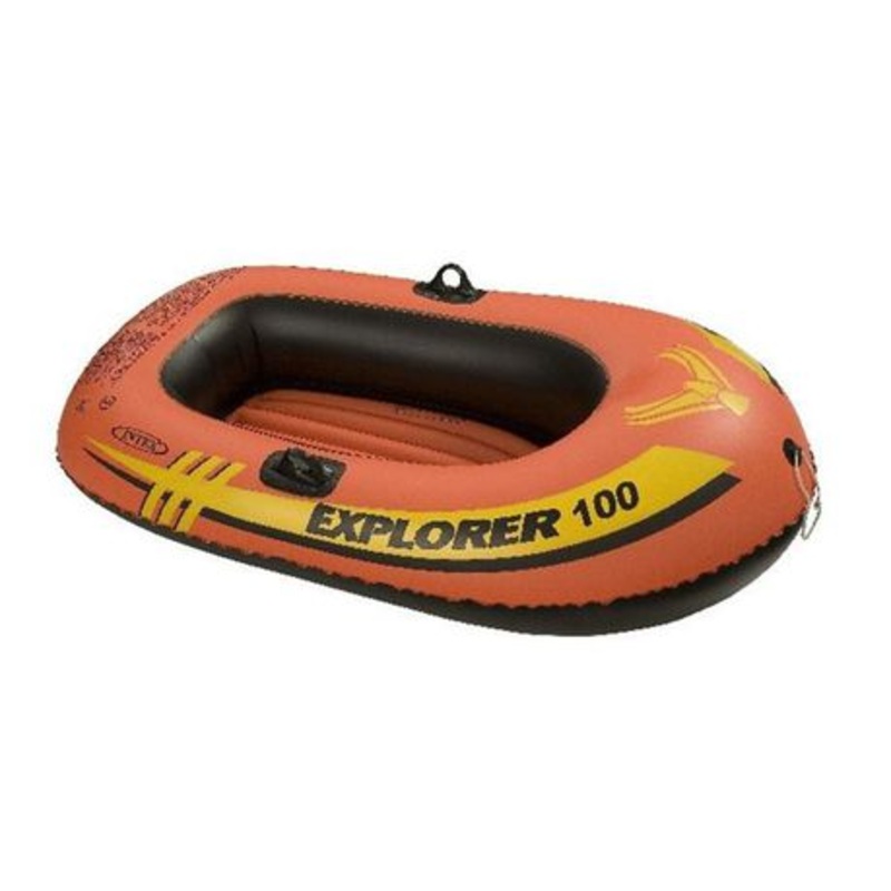 Intex Boat Explorer 100 1 Person Boat – Orange 147x84x36cm