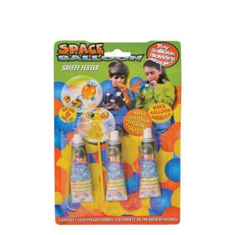 Novelty Space Balloons 3pack