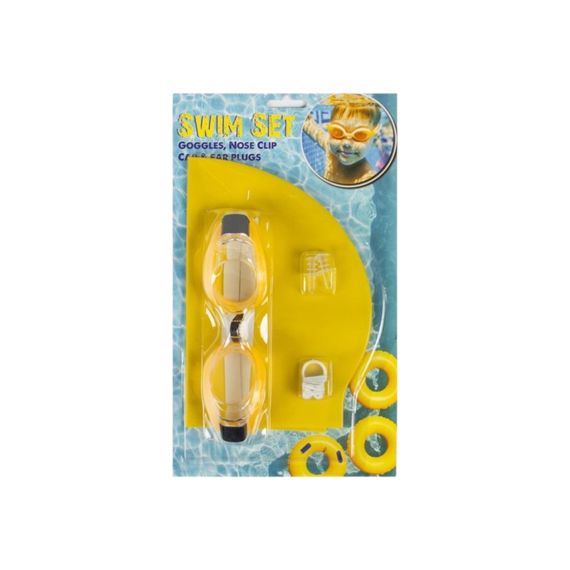 Swimming Cap & Goggle Set