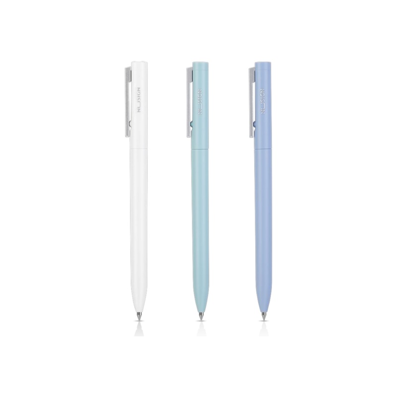 Deli Nusign Gel Pen Bullet Tip 0.5mm Black NS645 1pc