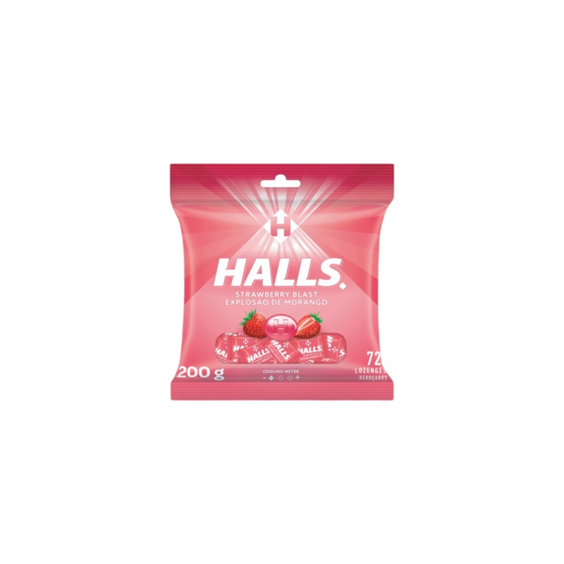 Halls Menthol Berry Cherry 72pcs