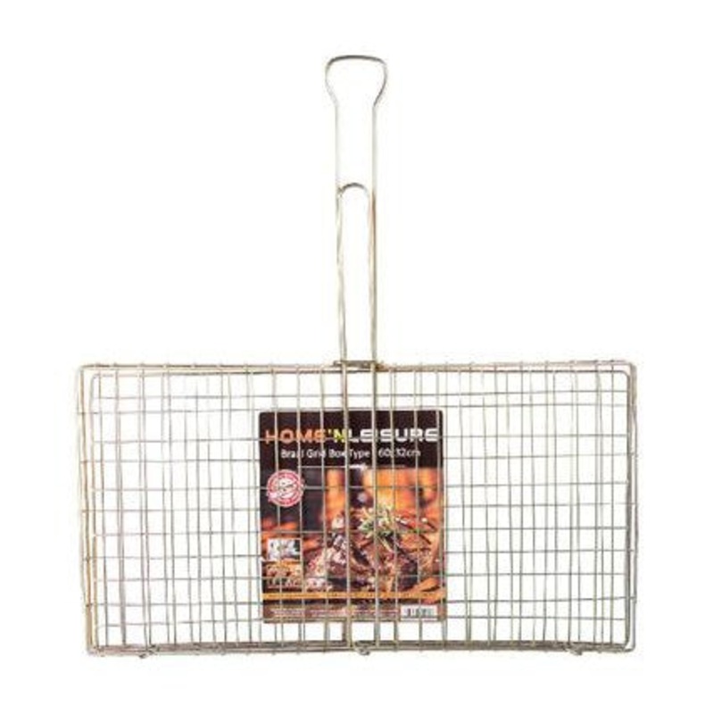 Home n Leisure Braai Metal Rectangular Grid 60x32cm