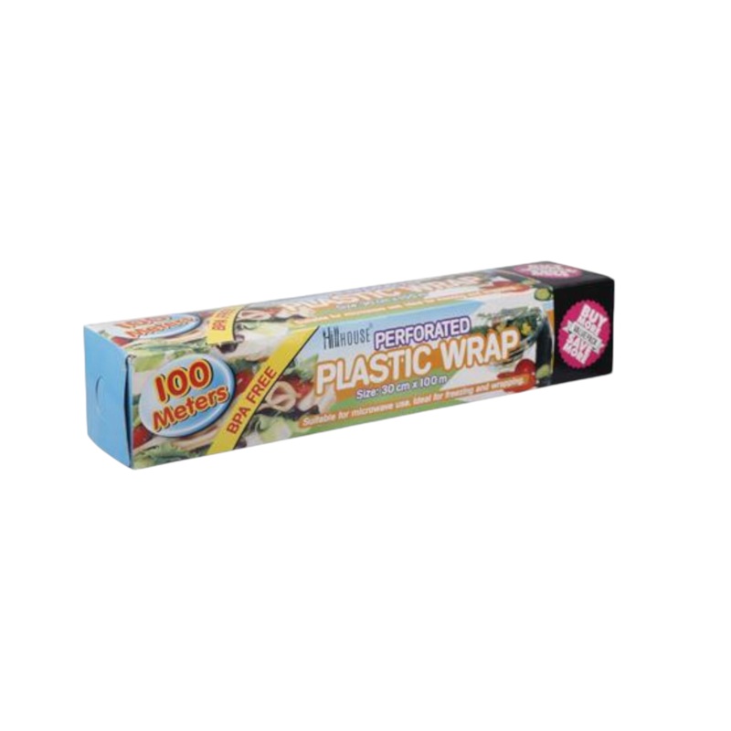 Perforated Plastic Wrap Roll 30cmx100m – Disposable Foilene Separating Sheets