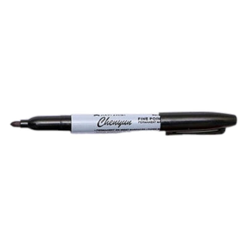Yue Permanent Marker – Black 6pack