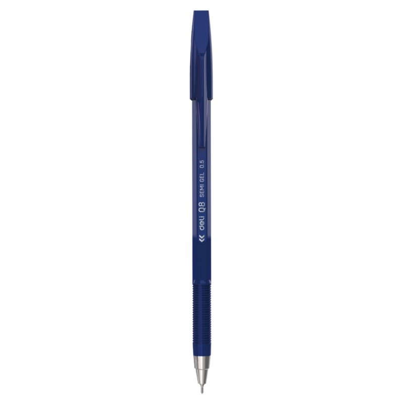 0.7mm Deli Blue Tip Pen Semi Gel
