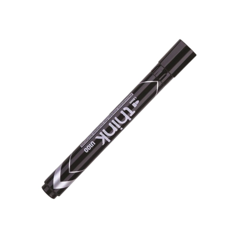 Deli 1.5mm Permanent Marker Bullet Tip Black