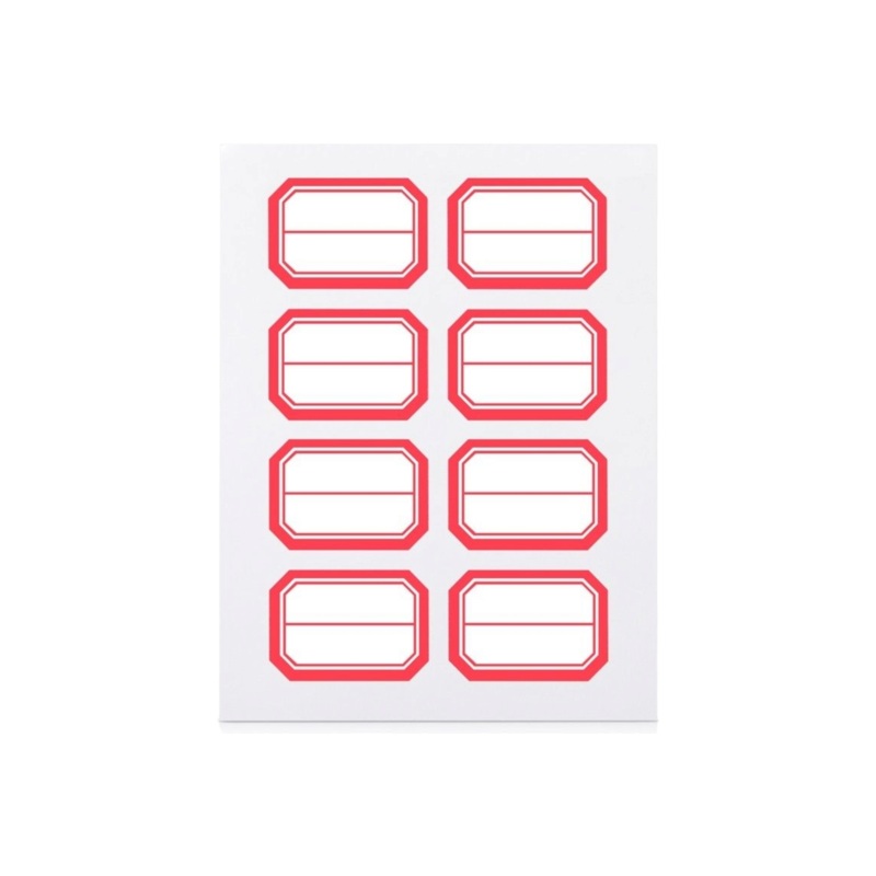 Deli Border Label Stickers 23x33mm 10pack