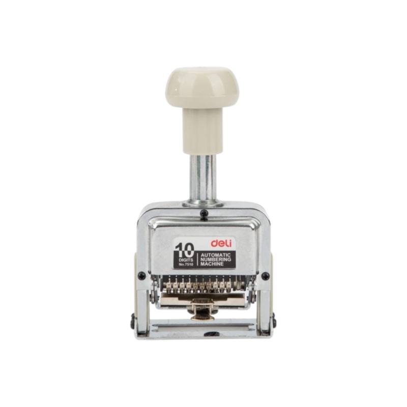 Deli Numbering Machine 10 Digits White