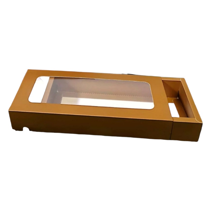 Gift Biscuit Paper Patisserie Slide Box 27x12x4.7cm