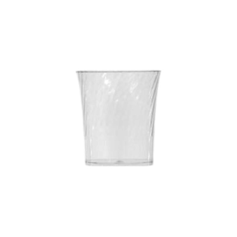 Regent Acrylic Mini Dessert Cup Round Fluted with Lid 10pack 35185