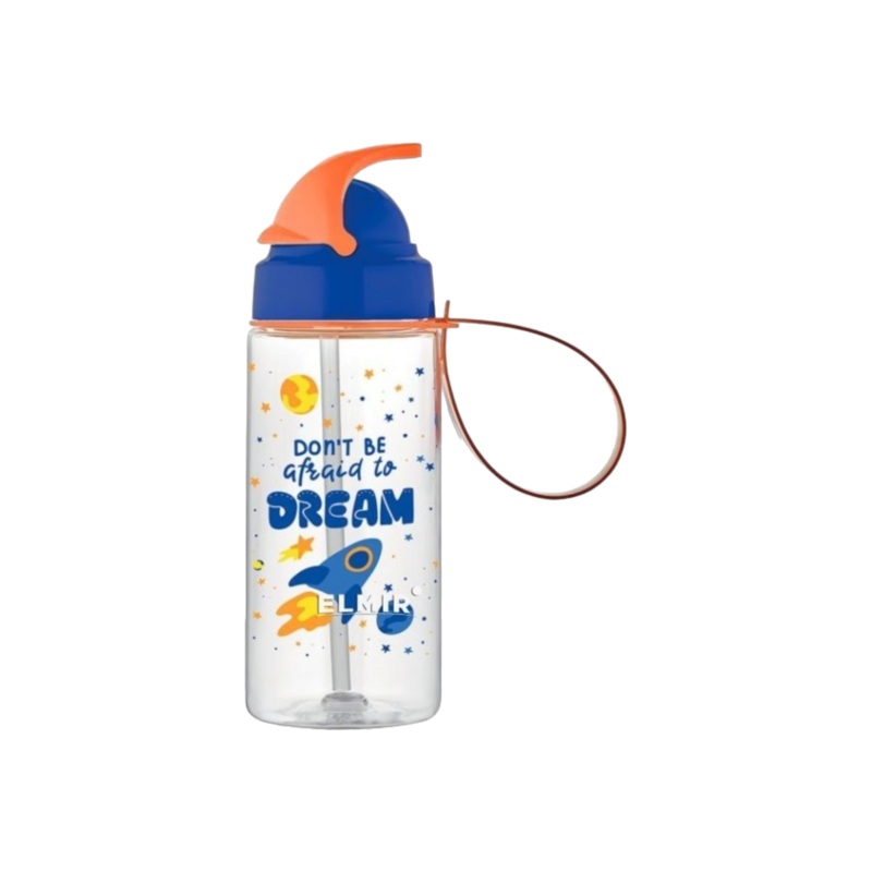 Sports Water Bottle 500ml with Tritan Popup Straw