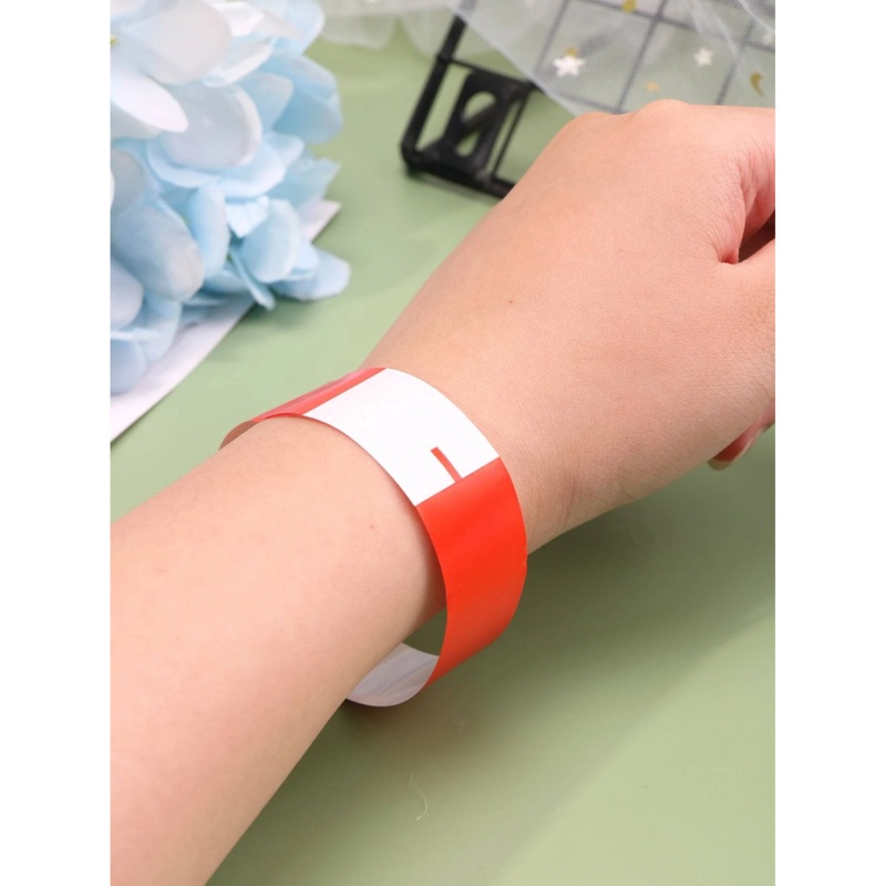 Wristband Ticket Pink 10pcs