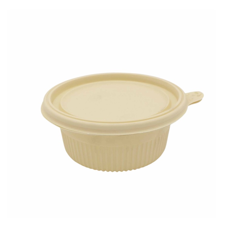 Biodegradable Eco Friendly Microwavable Takeaway Food Round Bowl 12cm 10Pcs