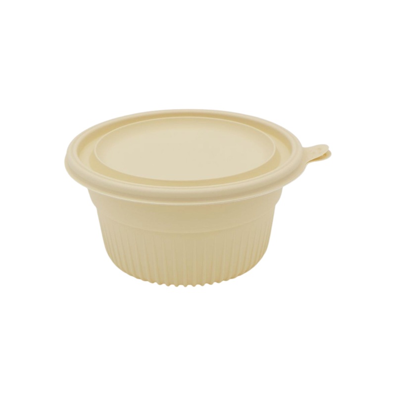 Biodegradable Eco Friendly Microwavable Takeaway Food Round Bowl 15cm 10Pcs