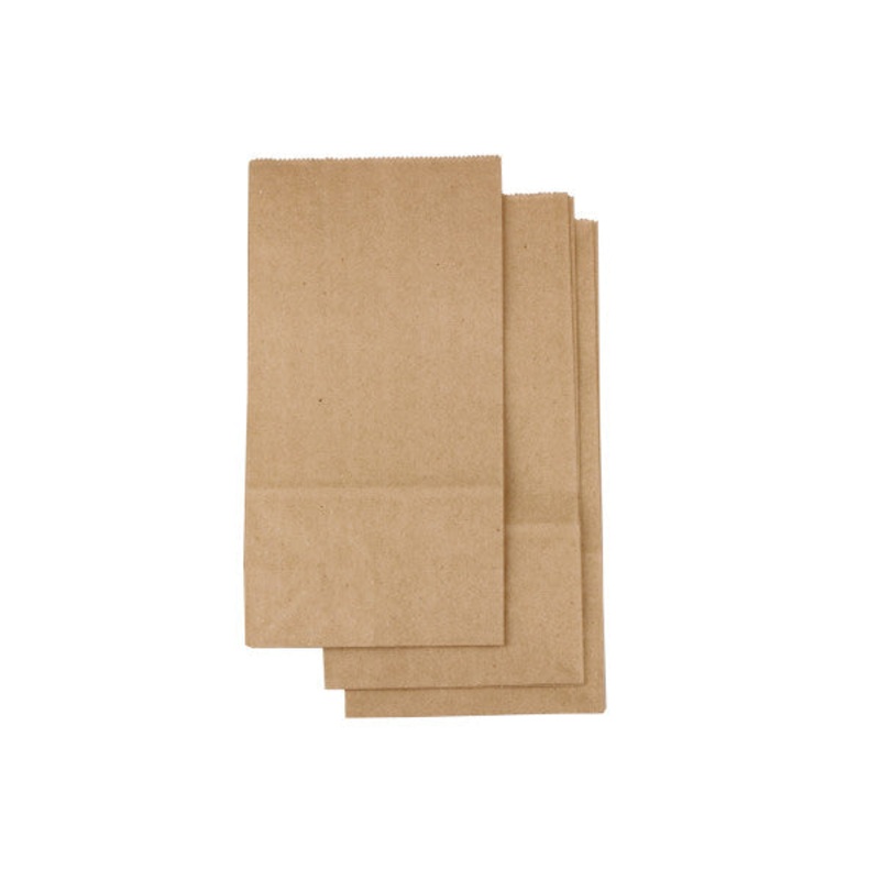 Brown Kraft Paper Bags No.8 16×31+10.5cm 50pack