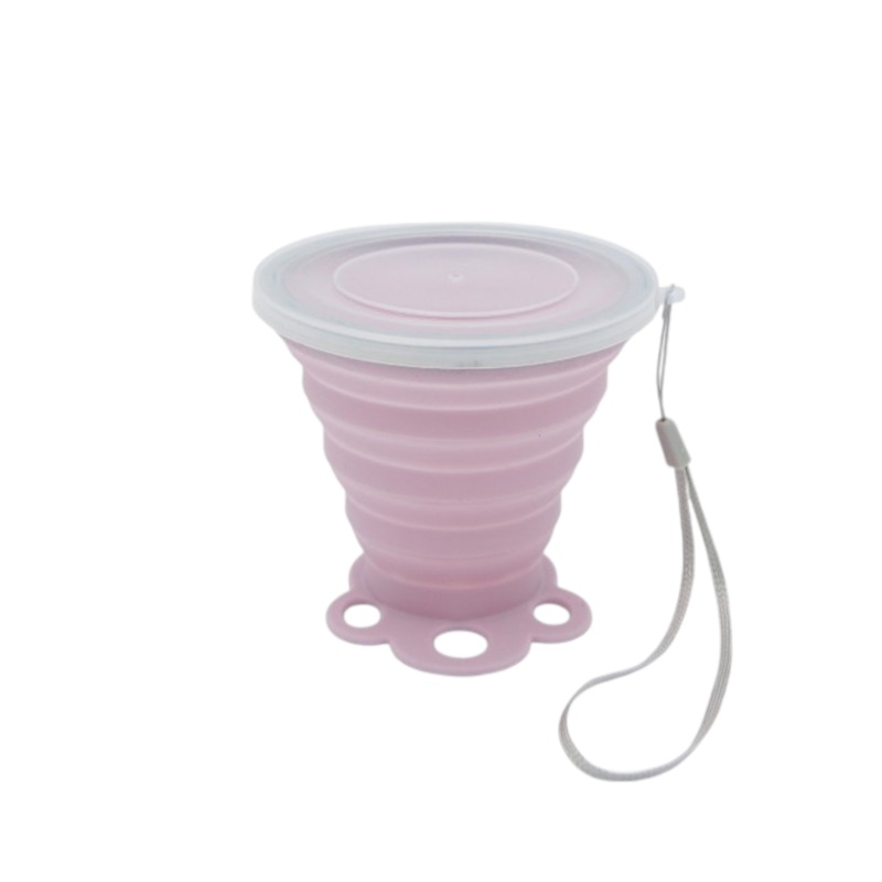 Collapsible Travel Water Bottle 270ml Plastic