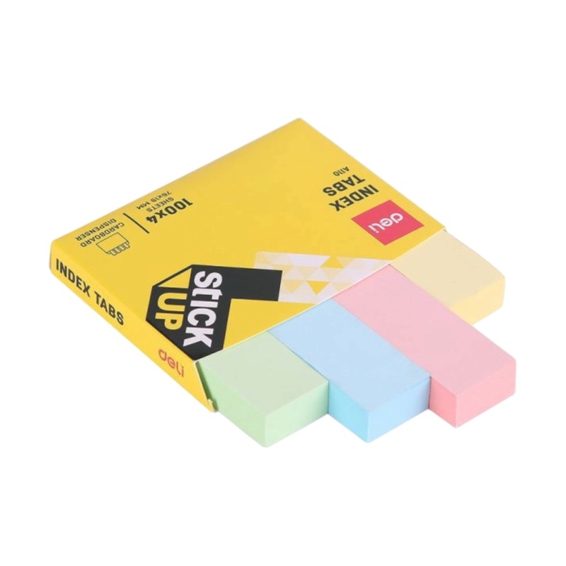Deli Index Tabs 50x12mm Assorted