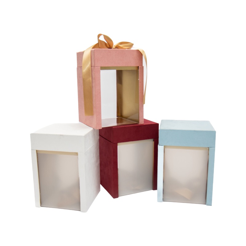 Display Gift Box with Clear Window 15.×14.9×22.5cm