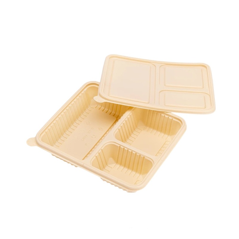 Food Tray 3 Division 21.5×18.5cm 10Pcs
