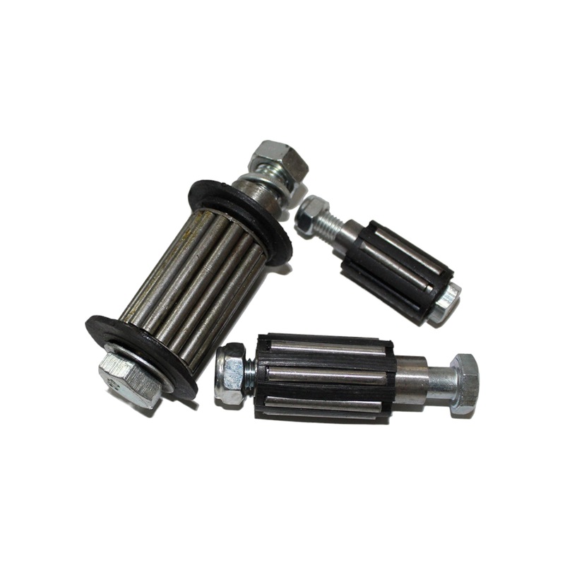 Roller Bearings 250mm 200mms/disc Black Rubber Tyre RB25