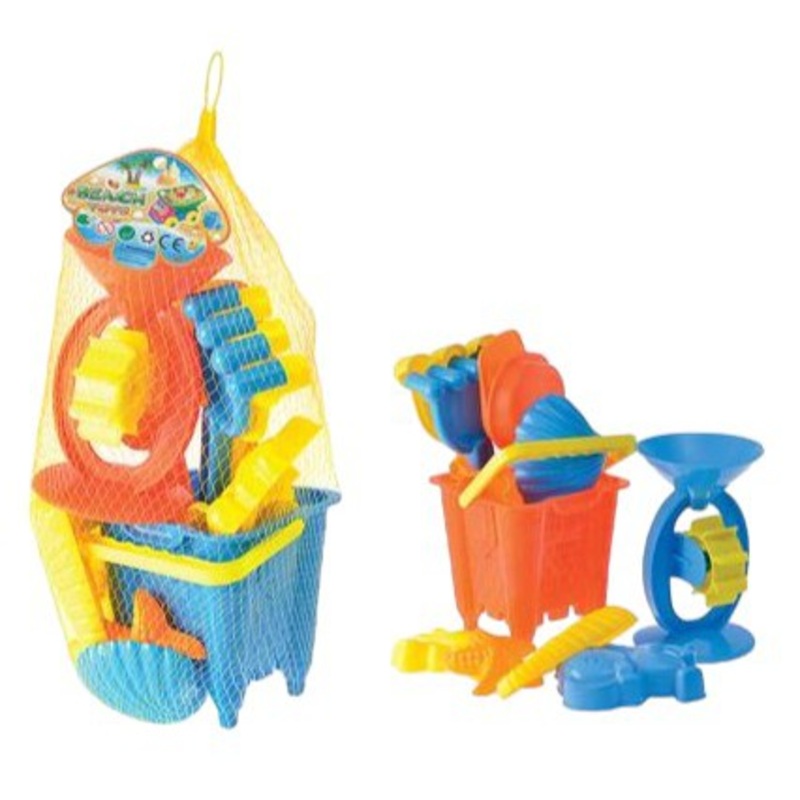 Beach Bucket Plastic Set 16pc