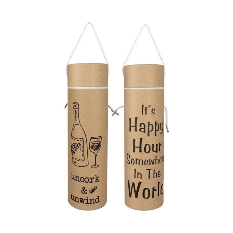 Bottle Gift Tube Box 9.3×32.5cm 1pc