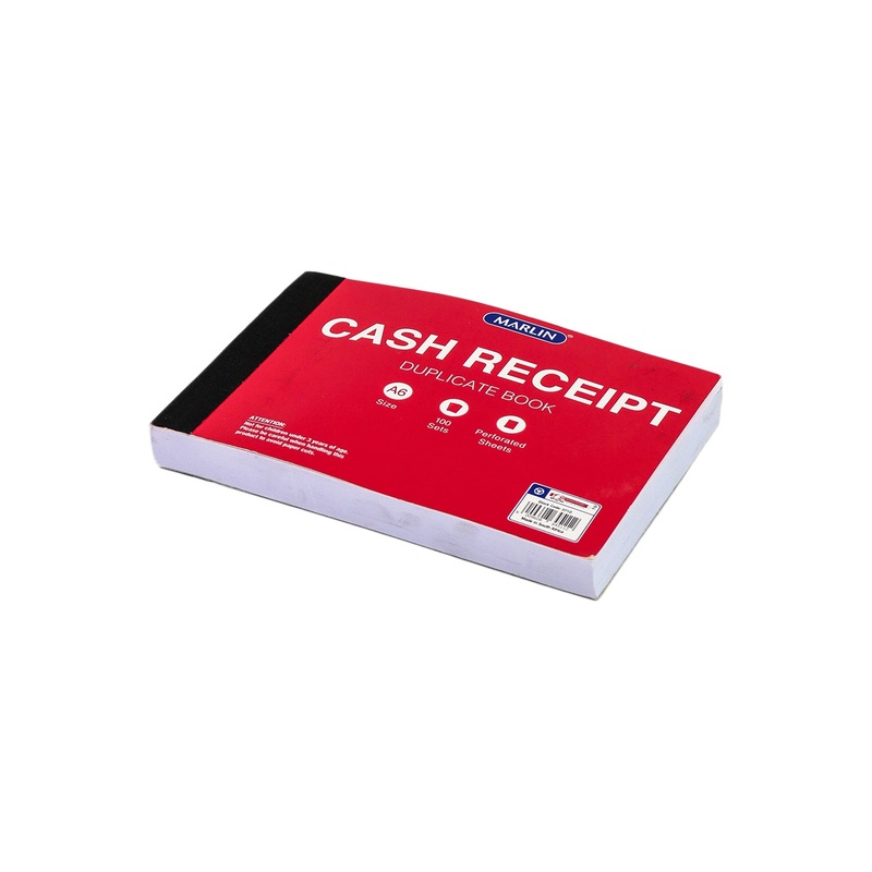 Carbon Book A6 Duplicate Cash Receipt M005