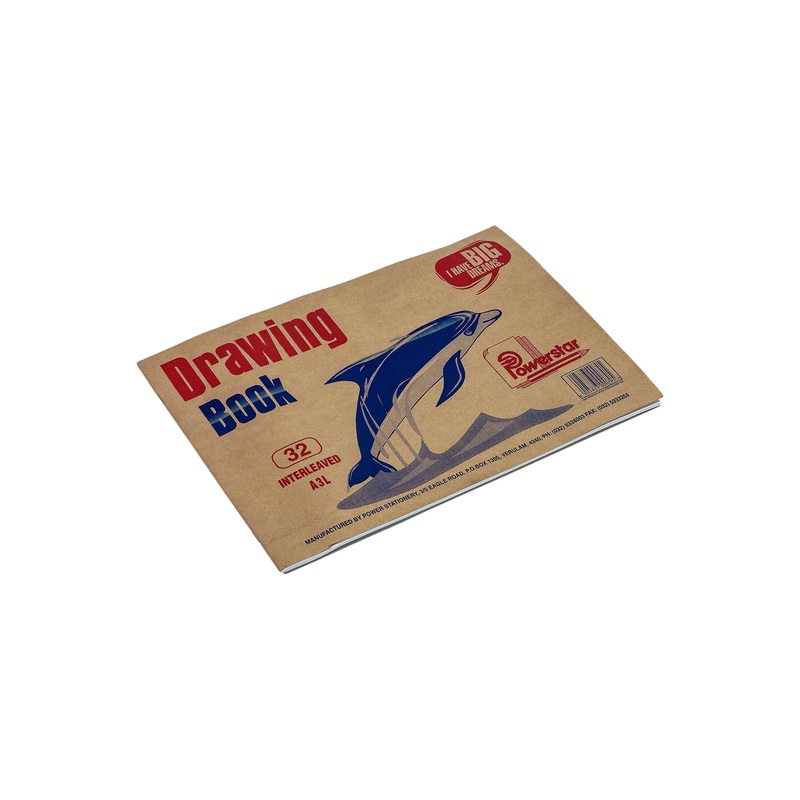 Drawing Book A3L 32 Page Interleaved BK024B