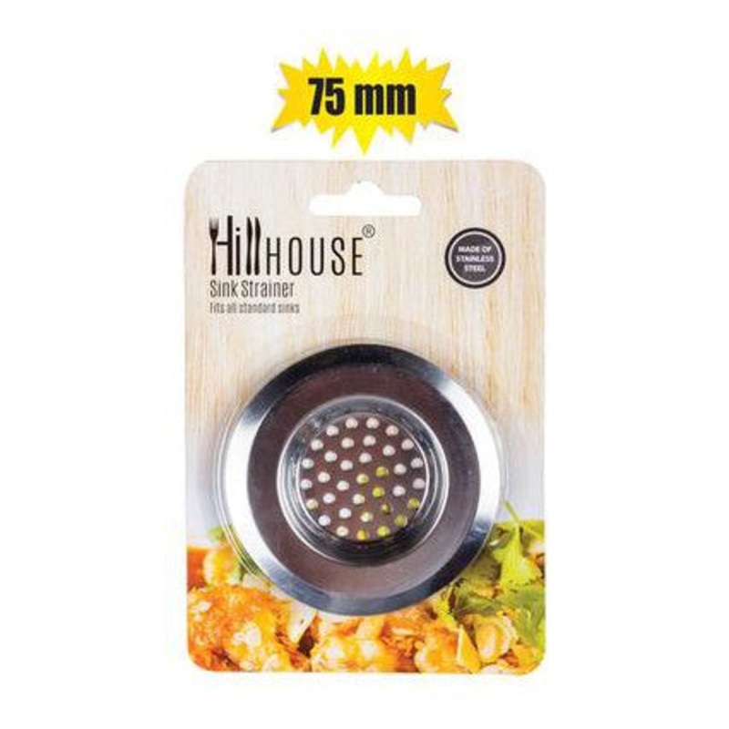 Hillhouse Sink Strainer Stainless Steel 75mm 1pc