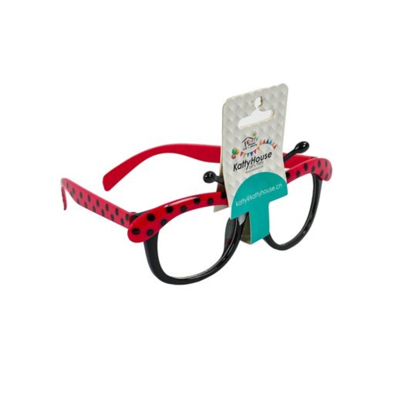 Party Wearing Glasses Ladybug 15x5cm