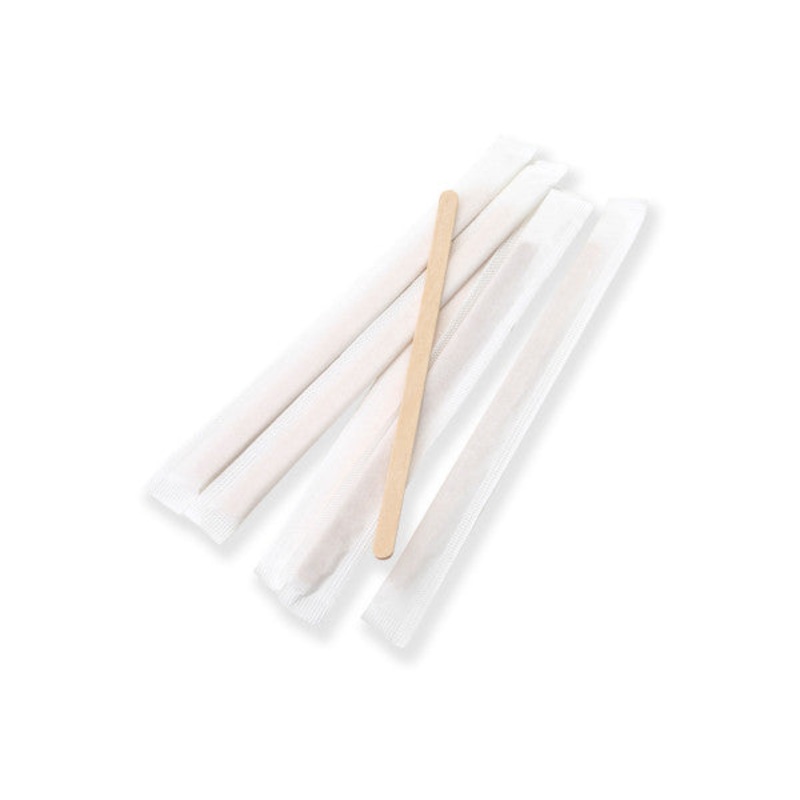 Birchwood Cocktail Stirrer Sticks 14cm Wrapped 100pack