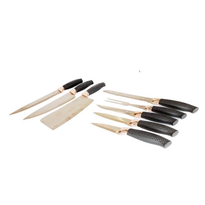 Cutlery Knife Set Rose Gold 8pc