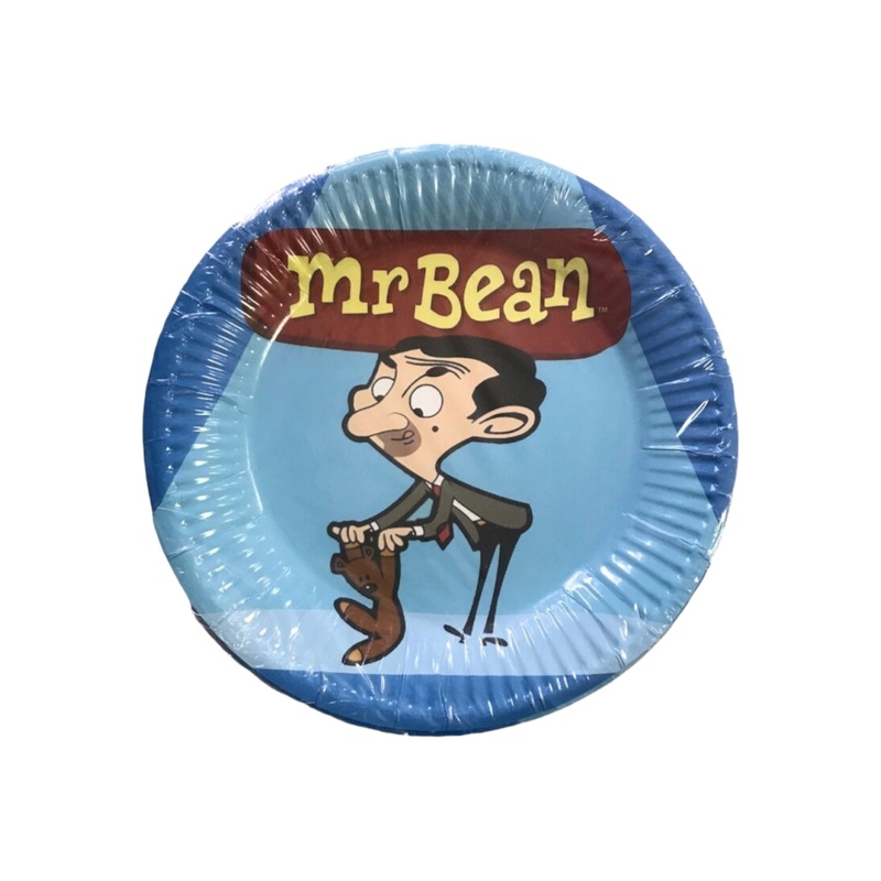 Disposable Mr.Bean Party Paper Plate 7inch 10pack