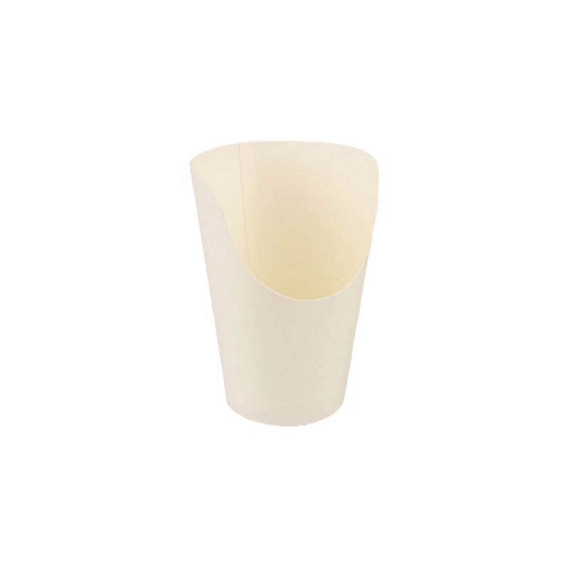 Kraft Paper French Fries Chip Cup 350ml White 10pack