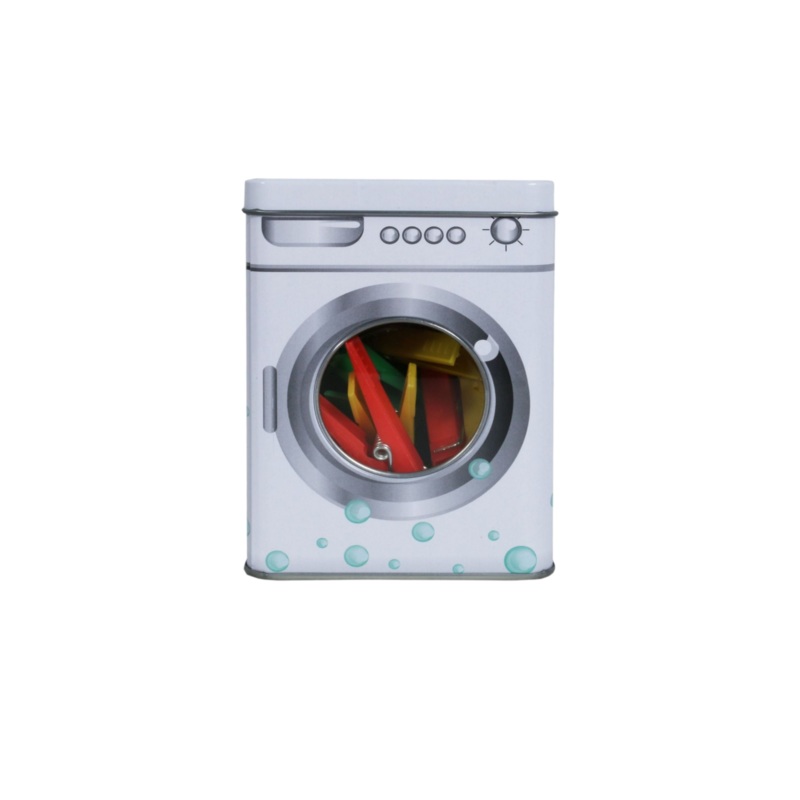 Metal Canister for Clothes Pegs 24pc 22430