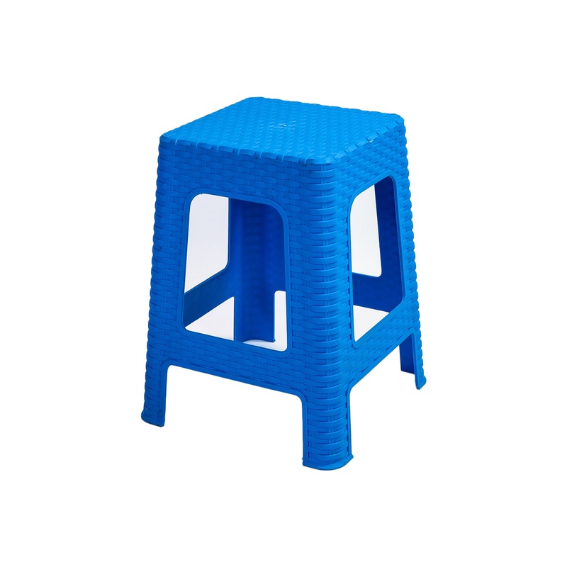 Plastic Rattan Stool Formosa