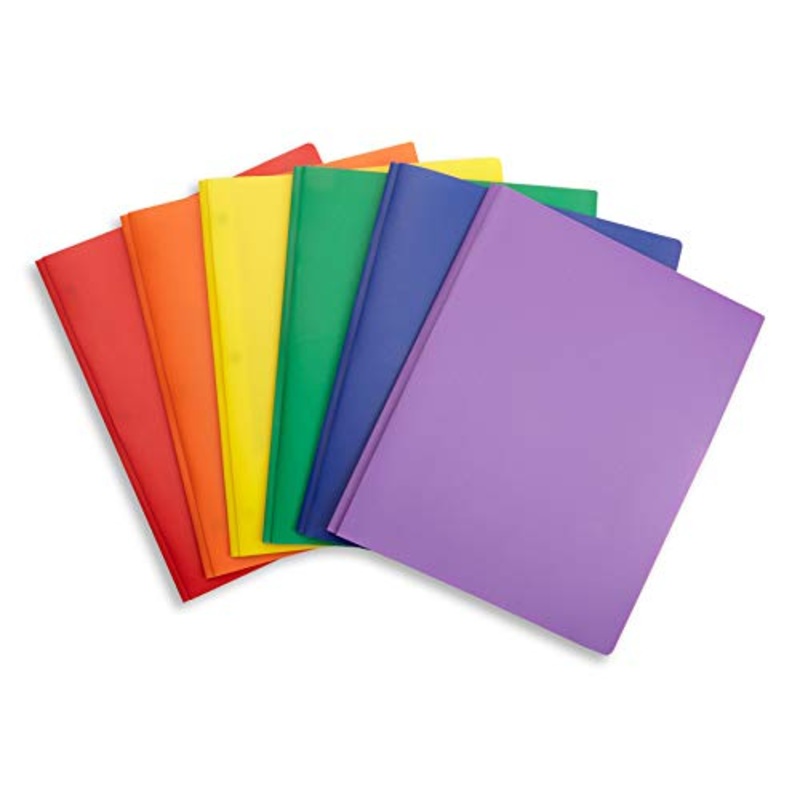 A4 Colour Plastic Pocket Box 2pack