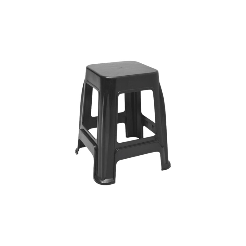 Miss Molly Plastic Stool 460mm Black