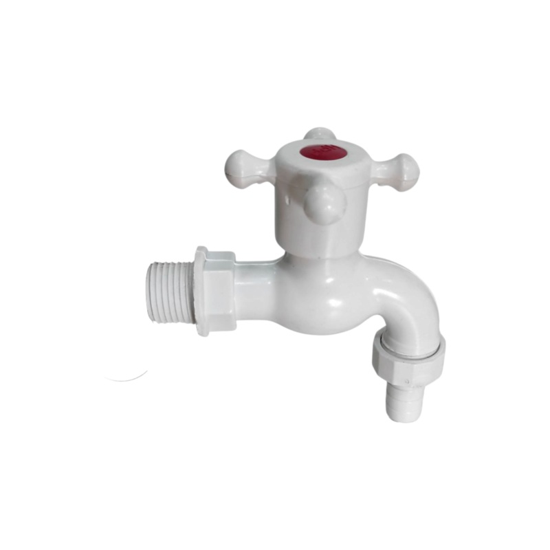 Plastic Tap Garden White 1 -2×3-4 9135